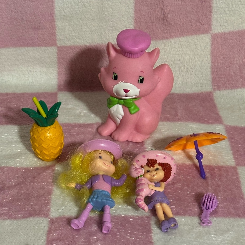 Pink Cat and Friends Playset